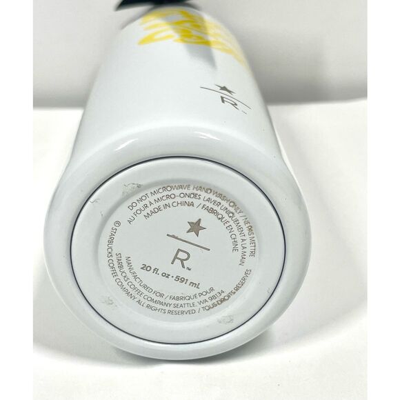 Starbucks 2019 Peace Love Coffee Stainless Steel 20oz Bottle Magnetic HTF NWT - Picture 6 of 6